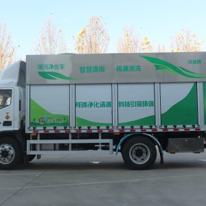 Sewage suction and purification vehicle