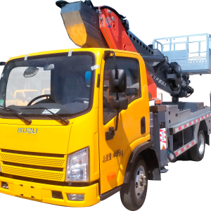 33-meter high aerial vehicle with air brake release